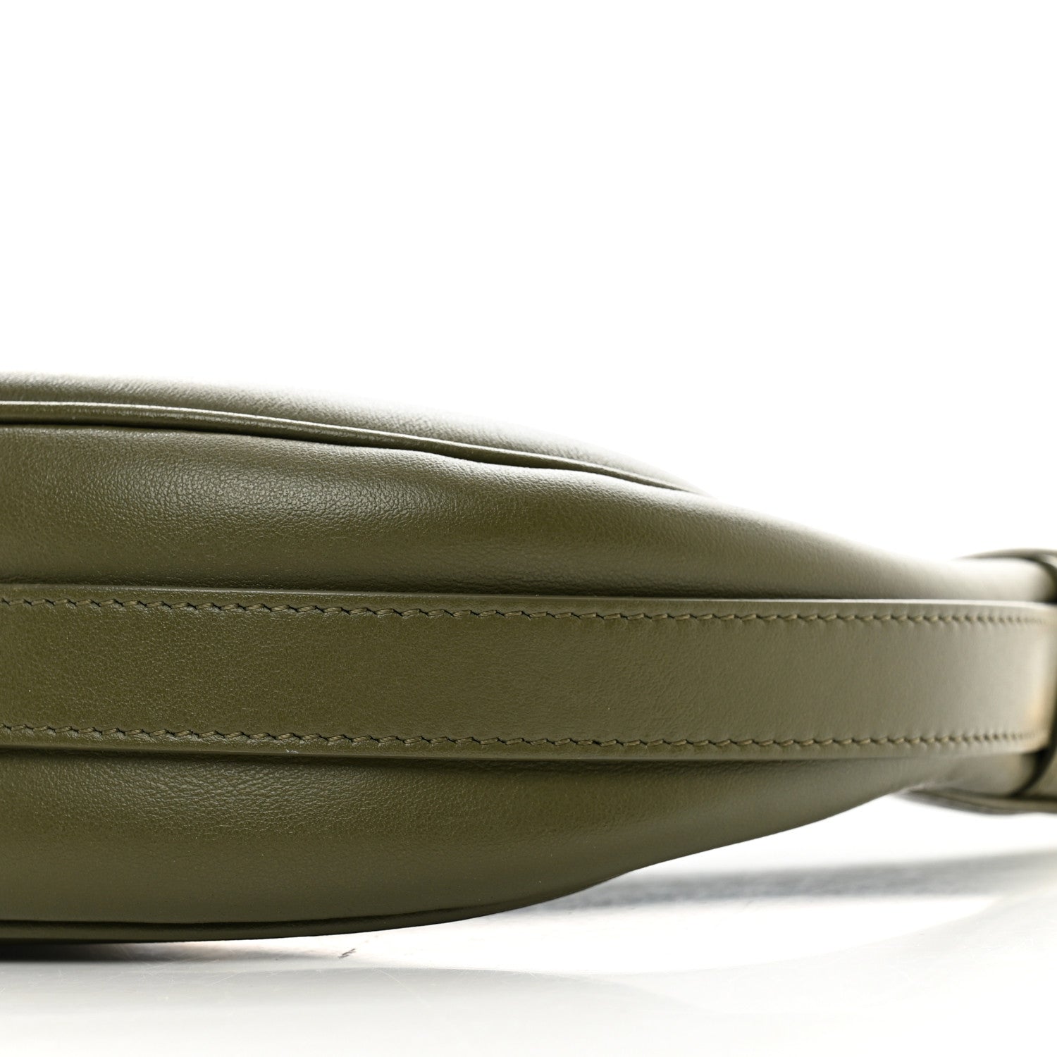 Celine Smooth Calfskin Medium Strap Ava Shoulder Bag Dark Olive 9 of 10