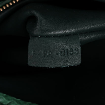 Celine Snakeskin Medium Phantom Luggage Green 7 of 11