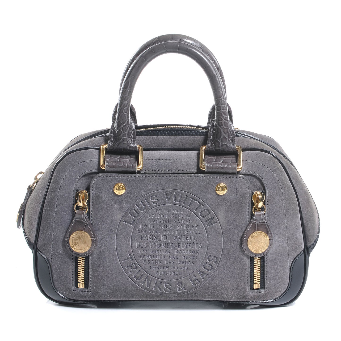 Havane Stamped Trunk Bowler PM Gray