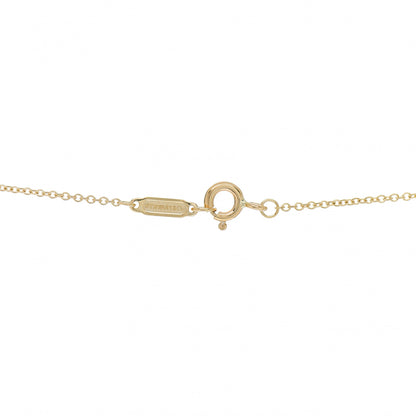 Tiffany Platinum 18K Yellow Gold Diamond Schlumberger Lynn Pendant Necklace 4 of 5