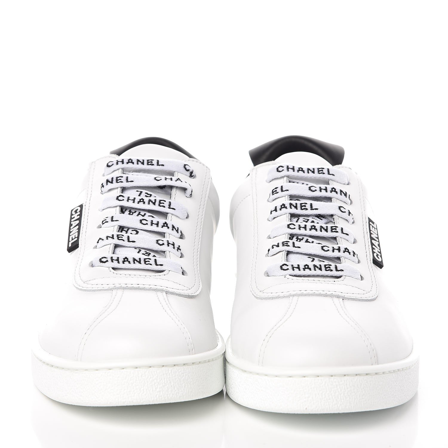 Chanel Calfskin CC Sneakers 39 White 2 of 8