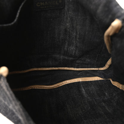 Chanel Denim CC Messenger Bag Blue 5 of 10