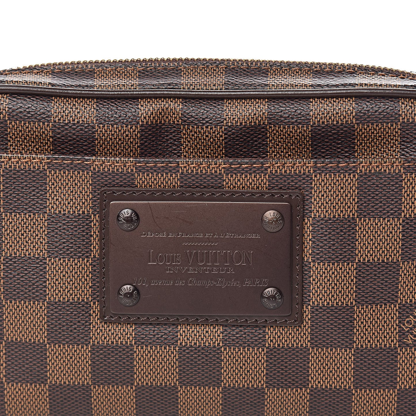 Damier Ebene Brooklyn Bum Bag