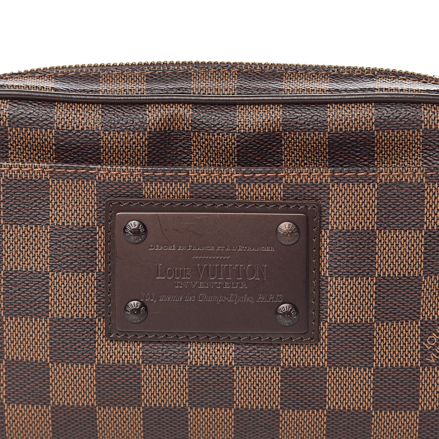 Louis Vuitton Damier Ebene Brooklyn Bum Bag 9 of 10