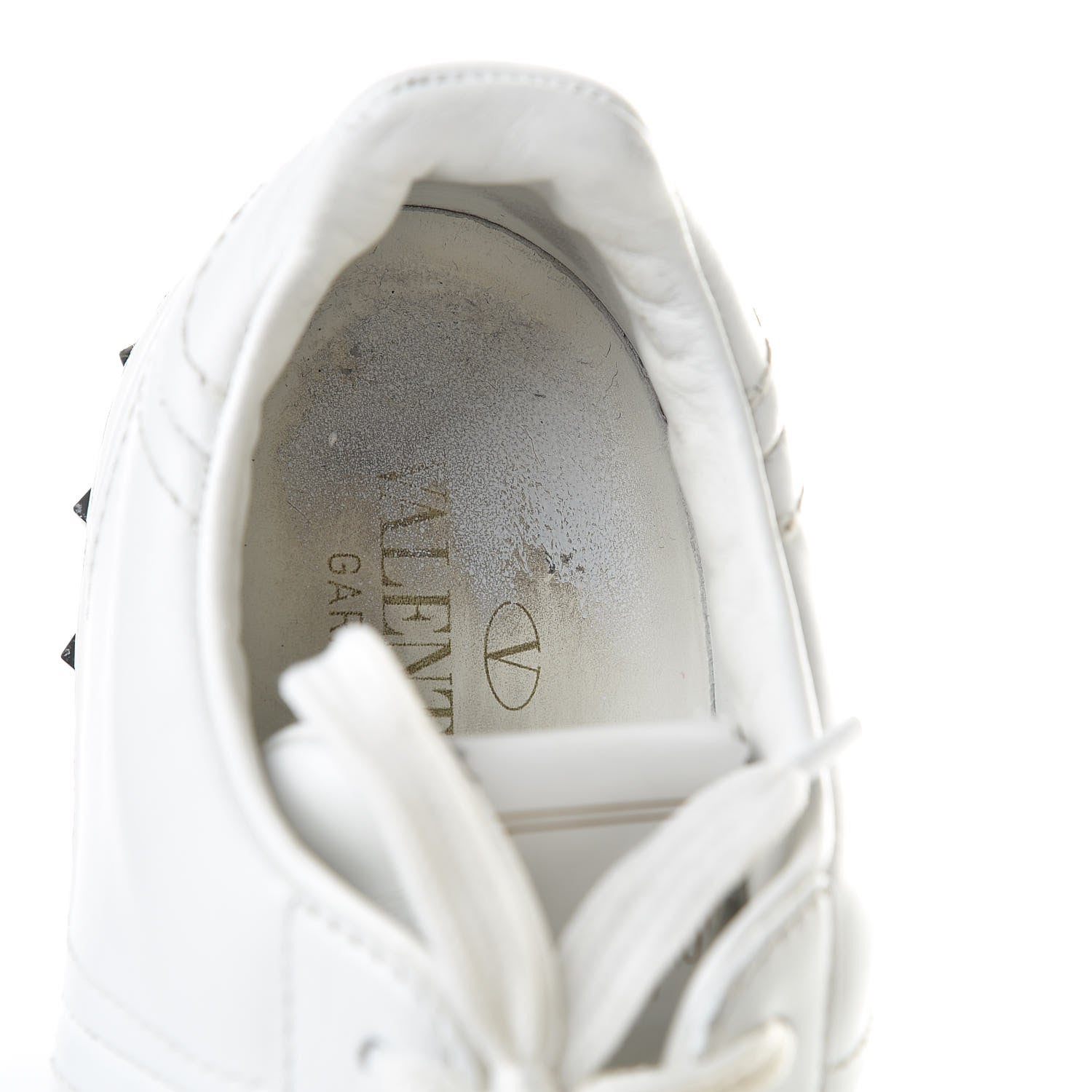 Valentino Garavani Calfskin Flycrew Sneakers 38 White 11 of 13