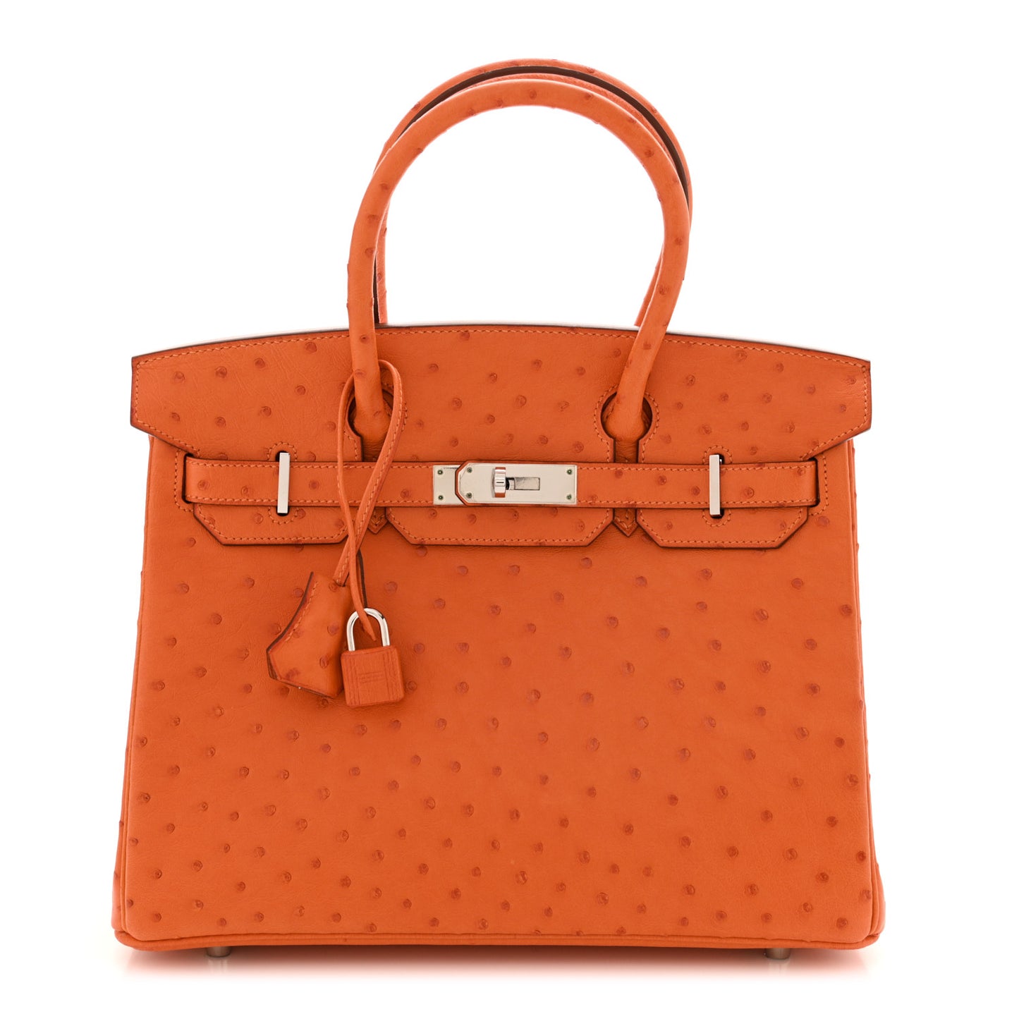 Ostrich Birkin 30 Orange