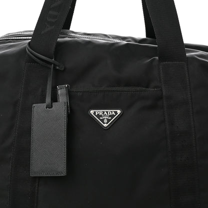 Prada Tessuto Nylon Saffiano Carry On Travel Bag Black 7 of 12