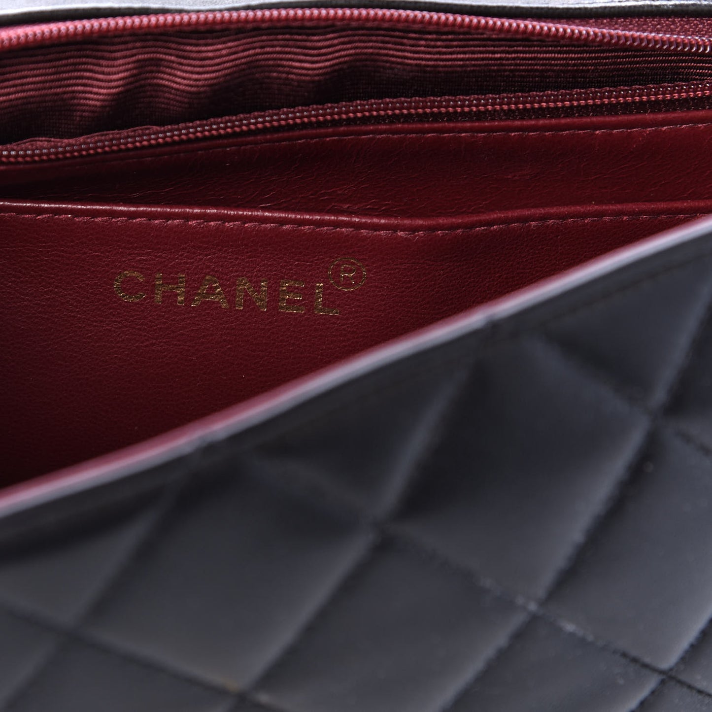 Lambskin Quilted Small Single Flap Bag Black