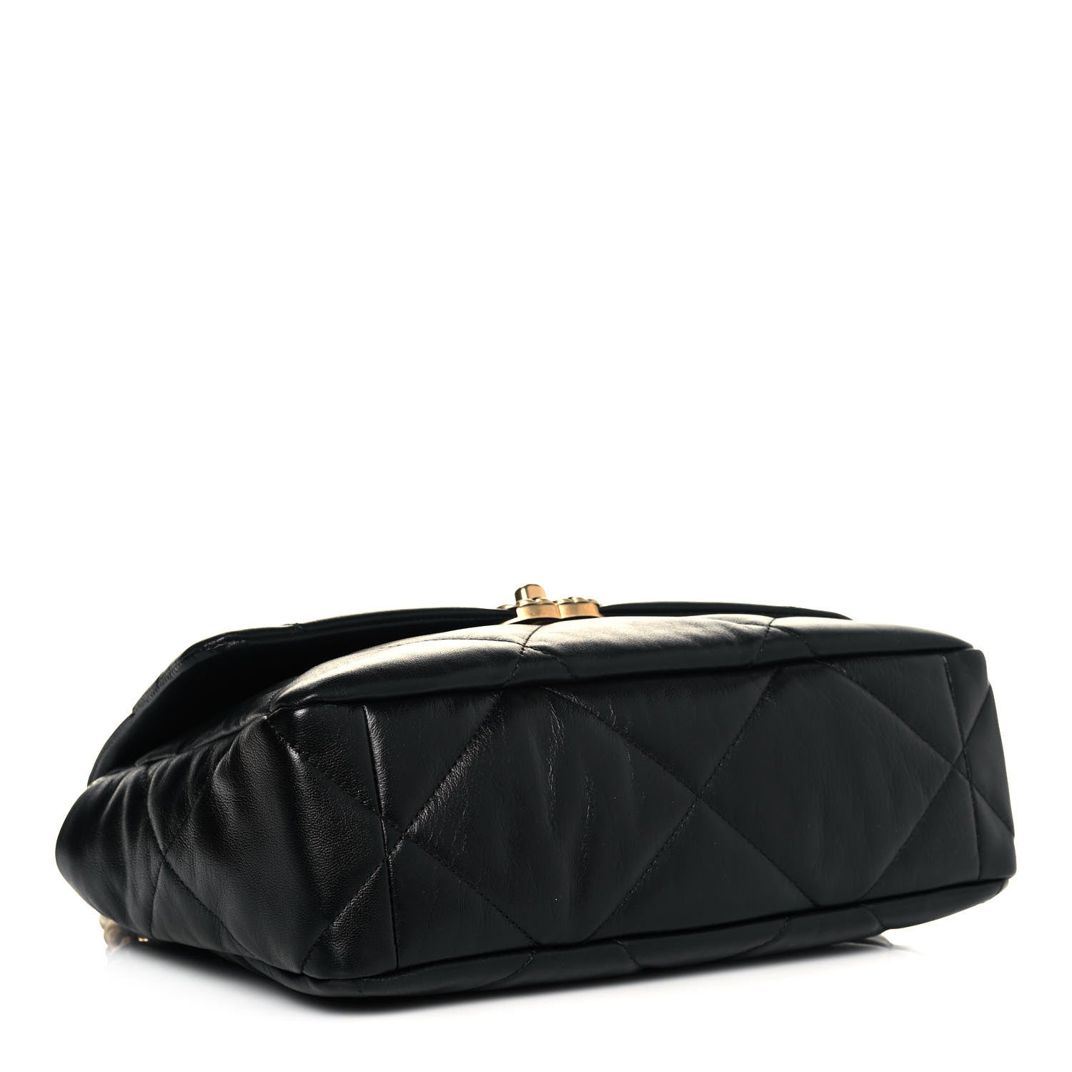 Chanel Lambskin Quilted Large Chanel 19 Flap Black 4 of 10