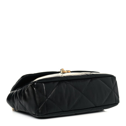 Chanel Lambskin Quilted Large Chanel 19 Flap Black 4 of 10