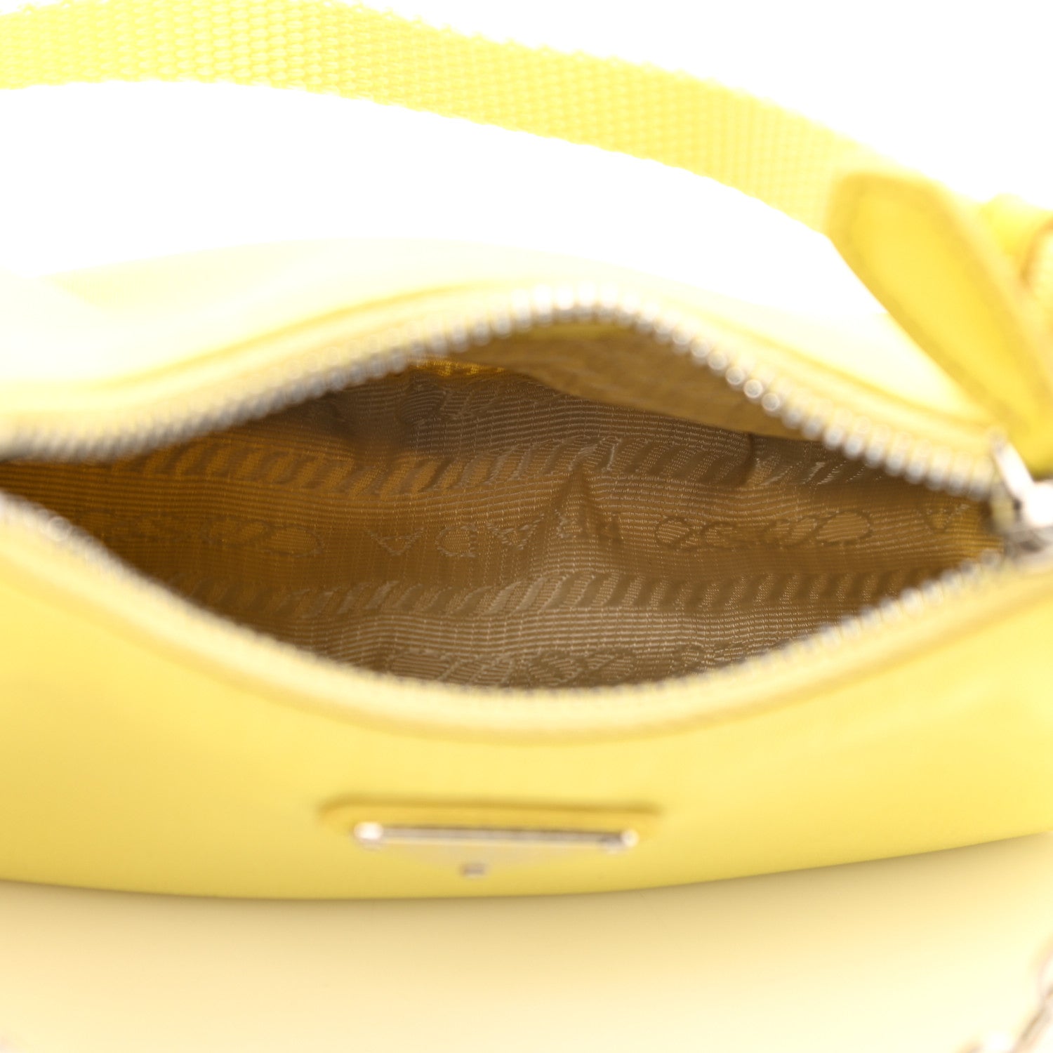Prada Tessuto Nylon Saffiano Mini Re-Edition 2000 Shoulder Bag Ananas 5 of 13