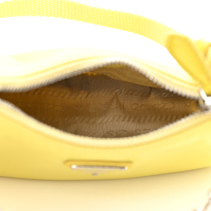 Prada Tessuto Nylon Saffiano Mini Re-Edition 2000 Shoulder Bag Ananas 5 of 13