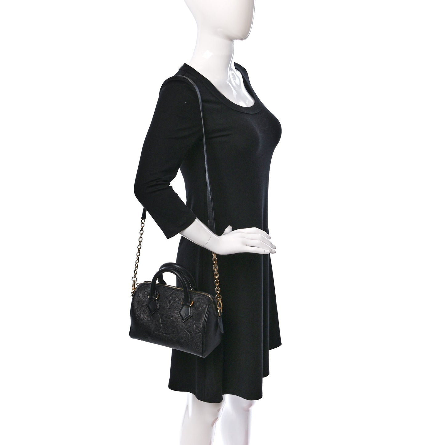 Empreinte Monogram Giant Speedy Bandouliere 20 Black