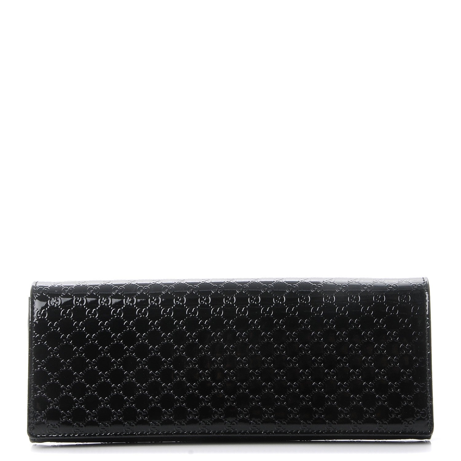 Gucci Patent Microguccissima Small Broadway Clutch Black 1 of 8