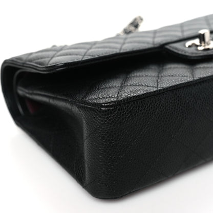 Chanel Caviar Quilted Medium Double Flap Black 9 of 11