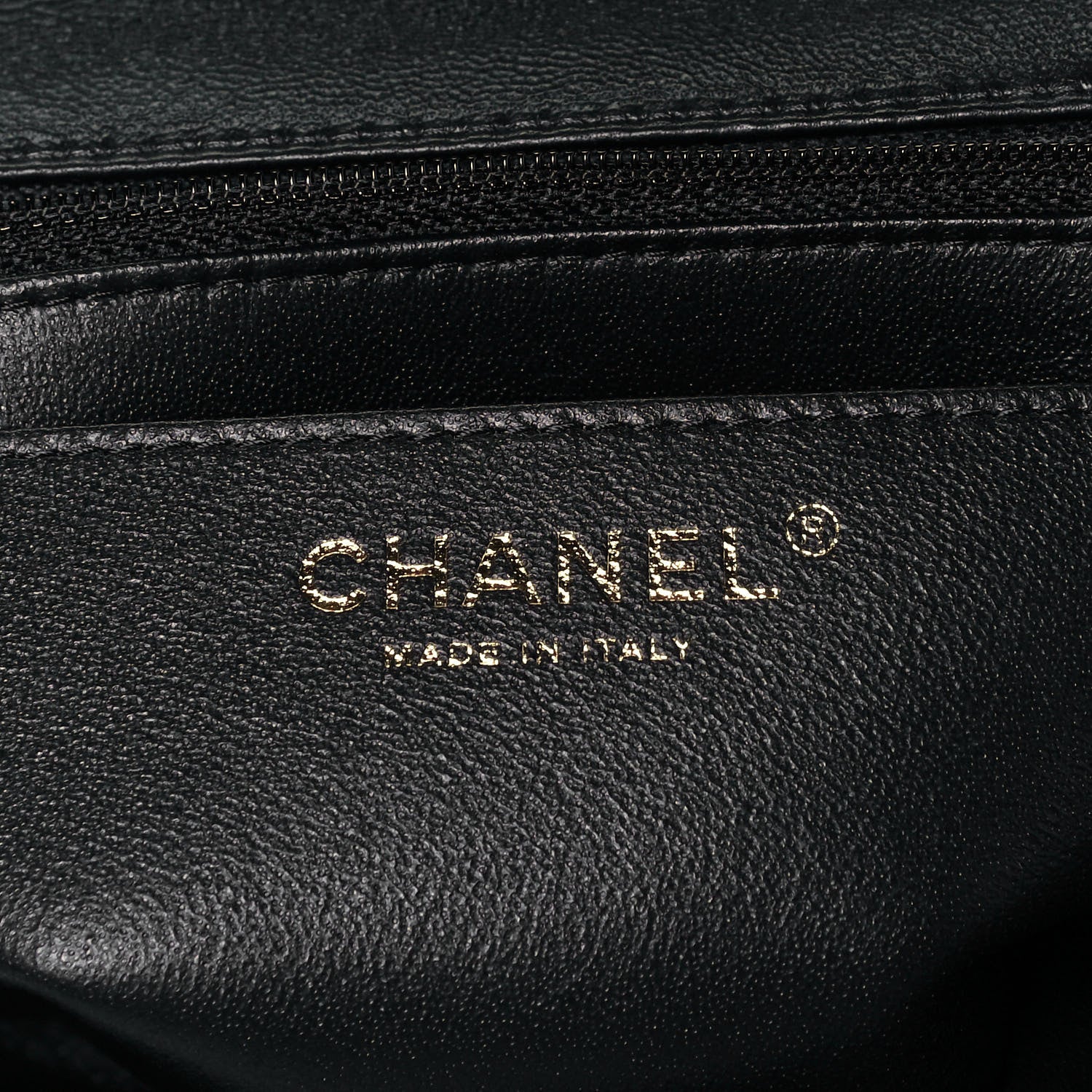 Chanel Lambskin Quilted Mini Rectangular Flap Black 6 of 12