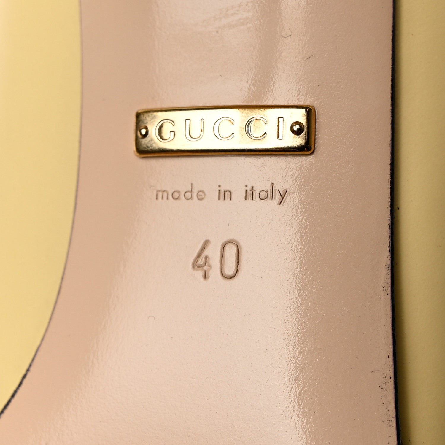 Gucci Plume Calfskin Damir Lattice Cutout Knee High Boot 40 Butter 8 of 9