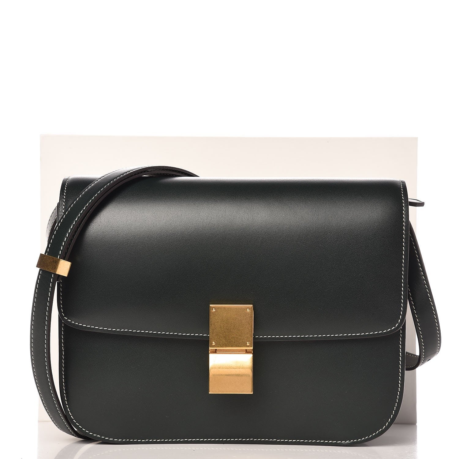 Celine Box Calfskin Medium Classic Box Flap Bag Amazone 8 of 8