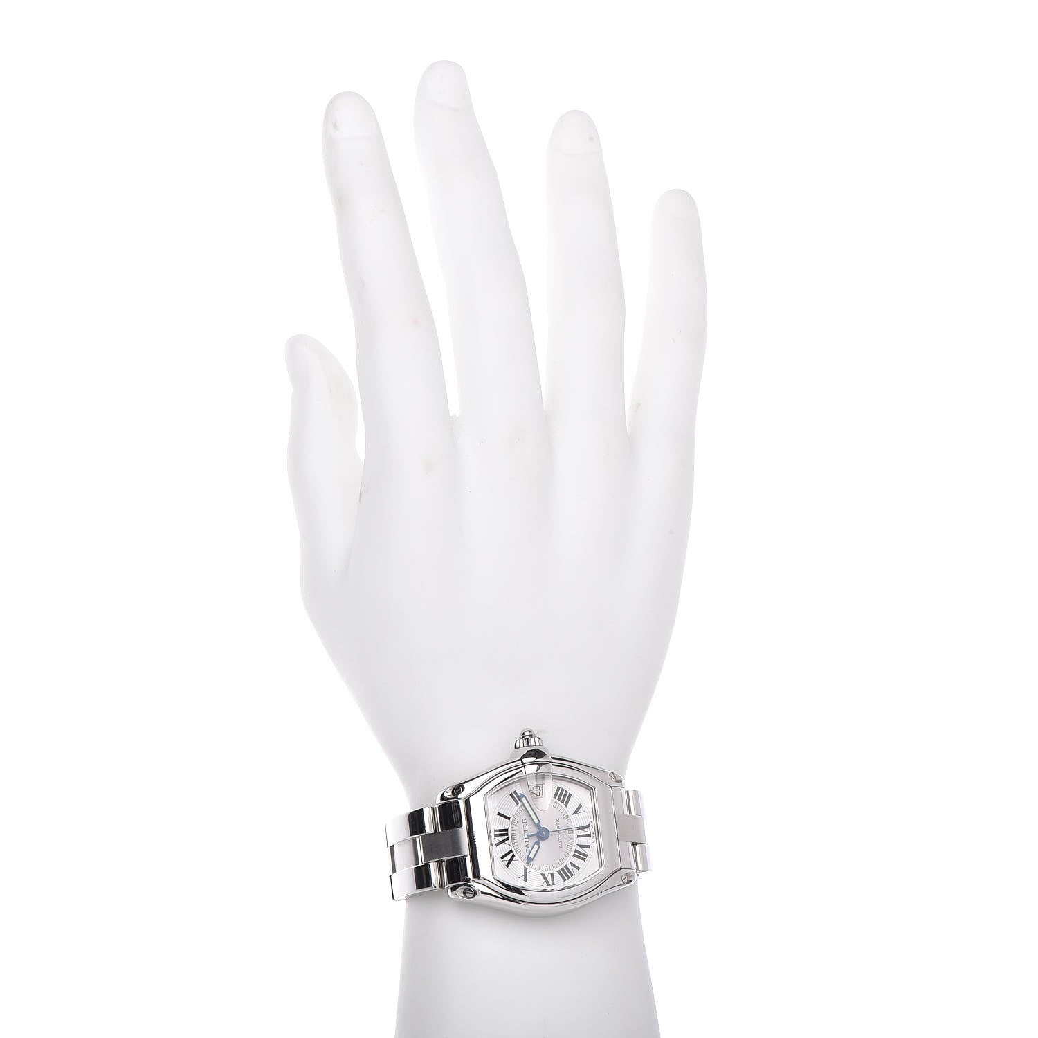 Cartier Stainless Steel 37mm Roadster Automatic Watch 2 of 7