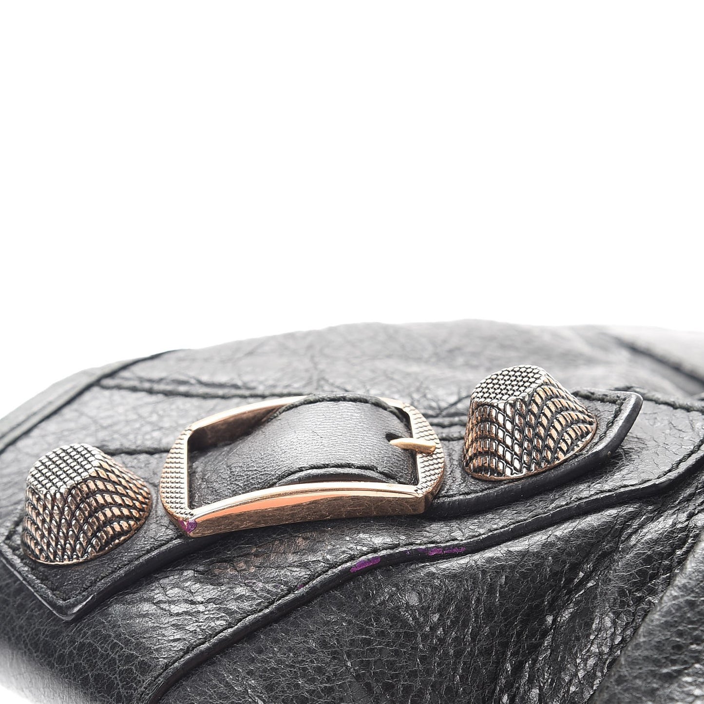 Agneau Giant 21 Rose Gold Hardware City Black