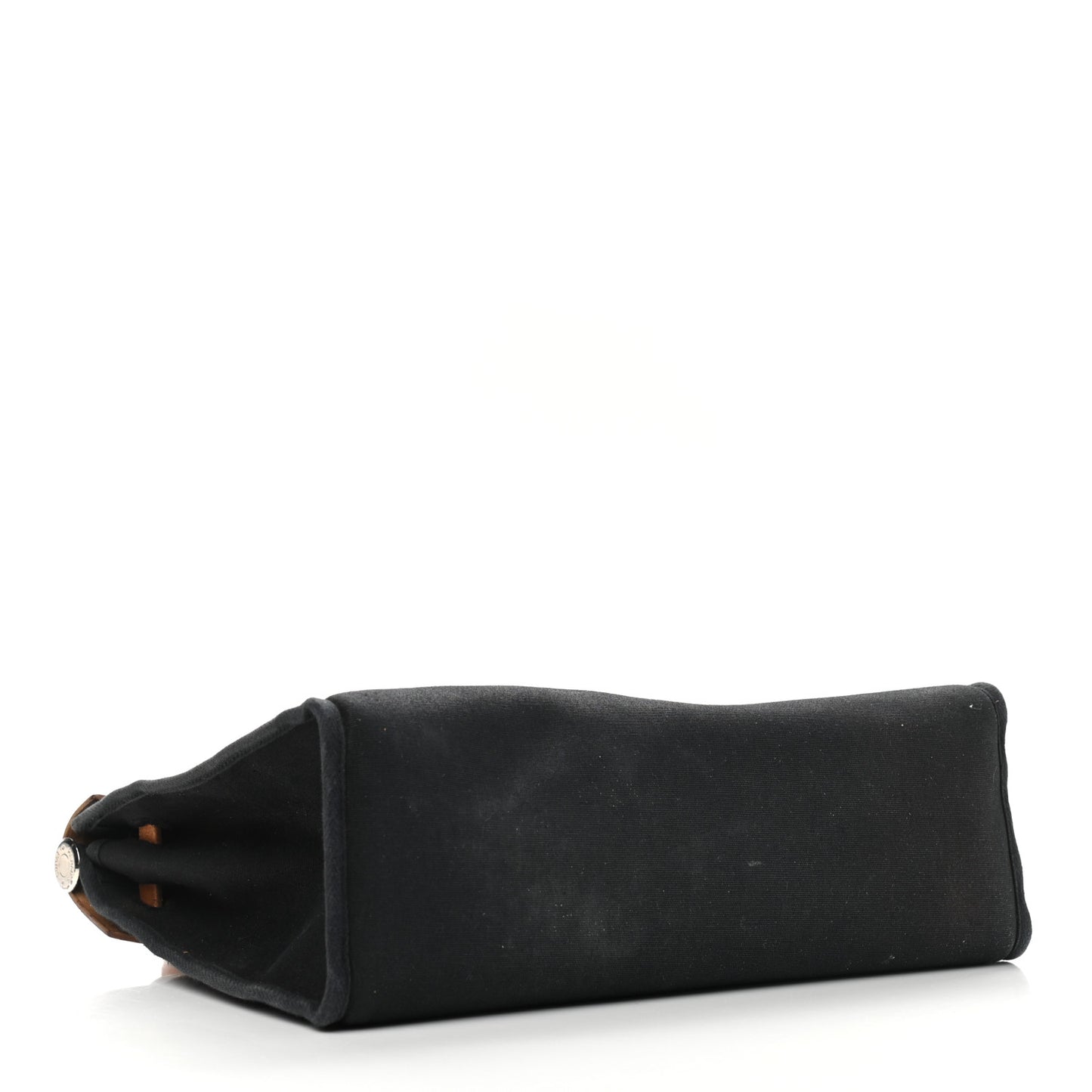 Toile Vache Calfskin Herbag PM 30 Black Natural