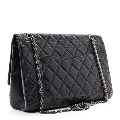 Chanel Aged Calfskin Quilted 2.55 Reissue 227 Flap Dark Purple 3 of 11