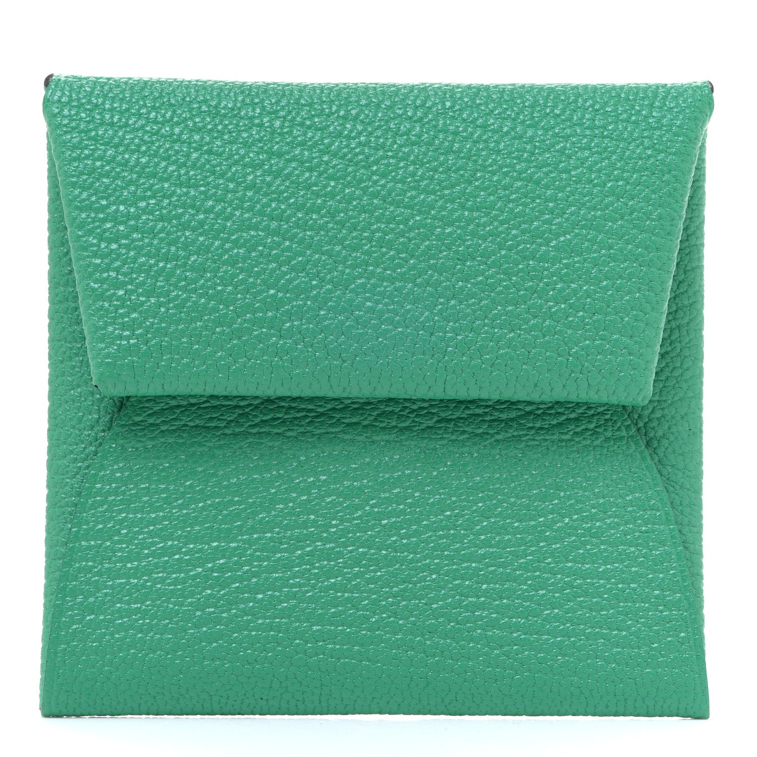 Hermes Chevre Mysore Bastia Verso Coin Purse Menthe Bleu Brume 1 of 8