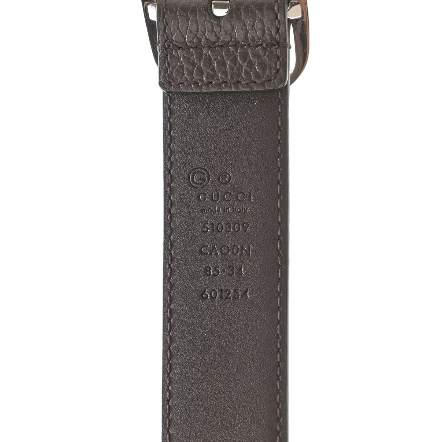 Calfskin Belt 85 34 Dark Brown