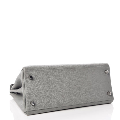 Hermes Togo Kelly Retourne 28 Gris Mouette 5 of 40