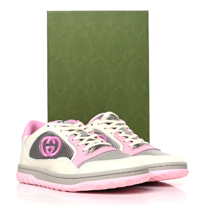 Gucci Dali Soft Calfskin Womens Mac80 Sneakers 37 Off White Grey Sky Light Rose 2 of 8