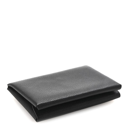 Hermes Chevre Mysore Calvi Duo Card Case Black 4 of 7