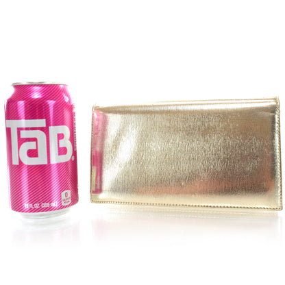 Chanel Metallic Calfskin Yen Wallet Gold 2 of 6