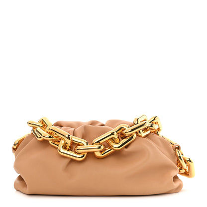 Bottega Veneta Calfskin Teen Chain Pouch Almond 1 of 11