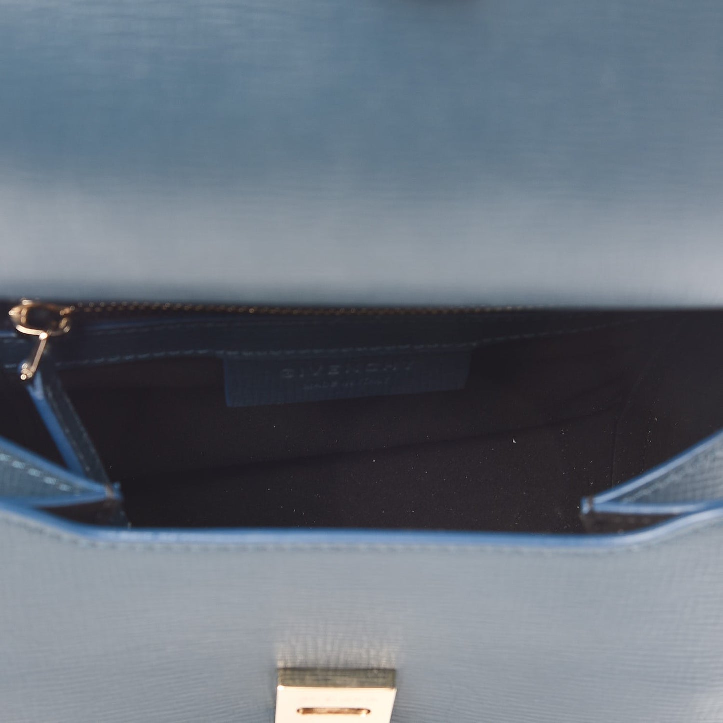 Textured Calfskin Mini Pandora Box Chain Crossbody Bag Peacock Blue
