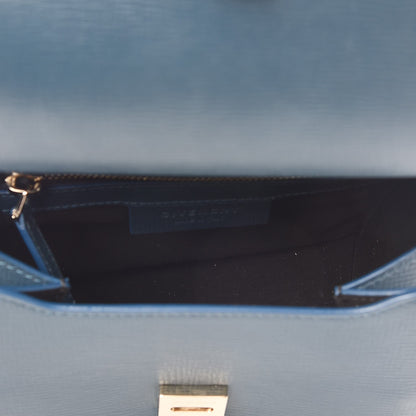 Givenchy Textured Calfskin Mini Pandora Box Chain Crossbody Bag Peacock Blue 5 of 8