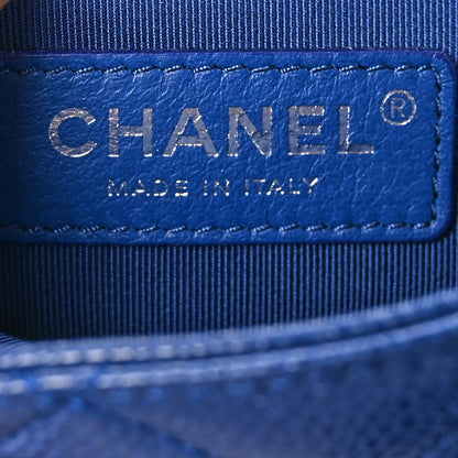 Chanel Caviar Quilted Incognito Mini Square Flap Dark Blue 6 of 10