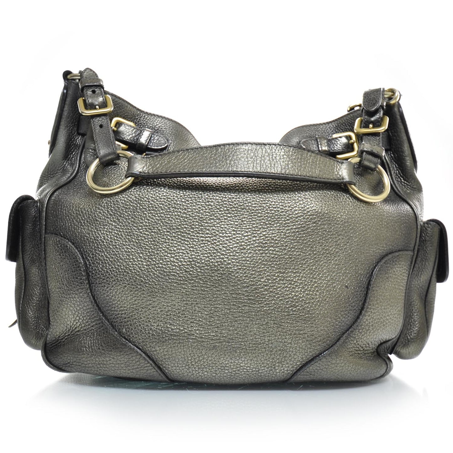 Vitello Daino Pocket Hobo Grey