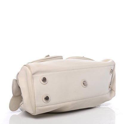 Christian Dior Calfskin My Dior Satchel White 3 of 4