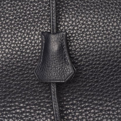 Hermes Taurillon Clemence Birkin 35 Bleu Indigo 24 of 36