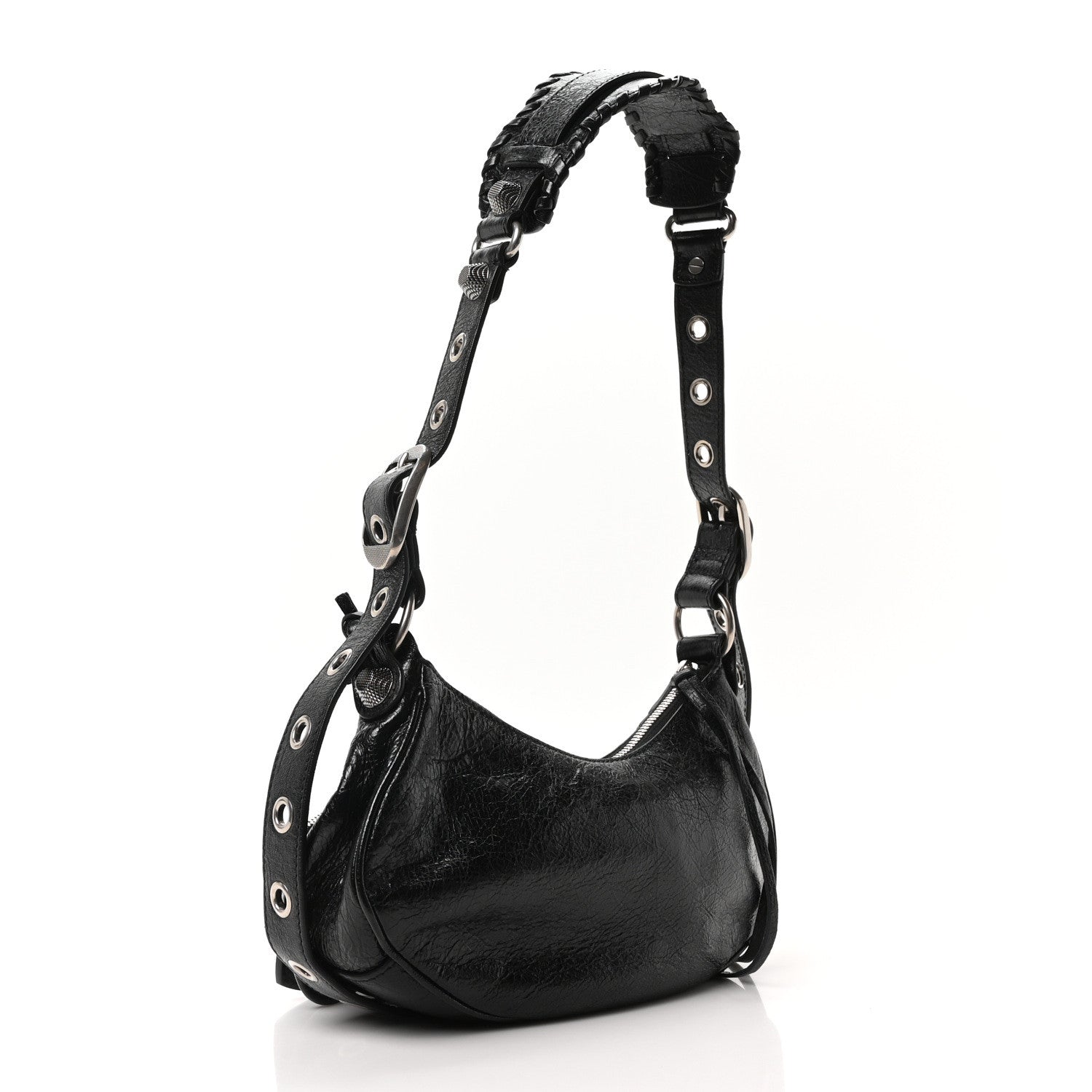 Balenciaga Agneau Arena Le Cagole Shoulder Bag XS Black 4 of 11