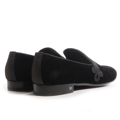 Louis Vuitton Velvet Parade Mens Loafer 10.5 Black 3 of 8