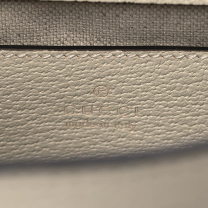 Gucci Raffia Textured Dollar Calfskin Web Houndstooth Mini Diana Tote Bag Light Blue Natural Deep Orange 6 of 15
