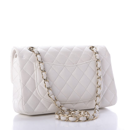 Chanel Caviar Quilted Small Double Flap White 3 of 10