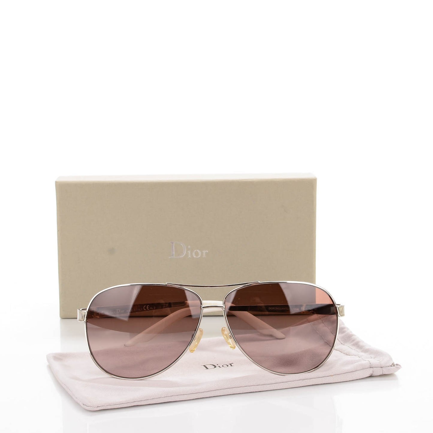 Cinquante 2 Aviator Sunglasses Silver