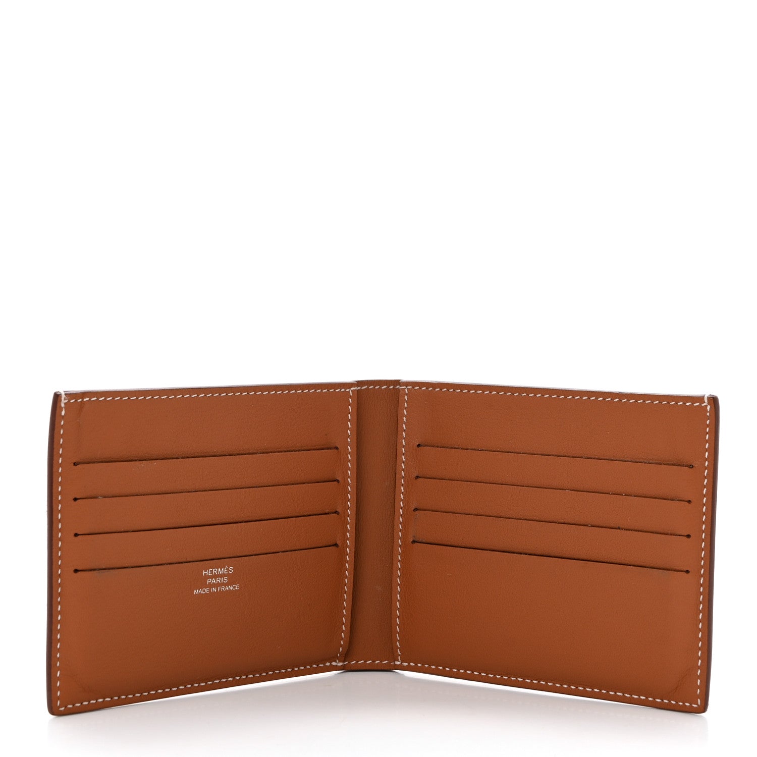 Hermes Swift Citizen Twill Compact Wallet Gold 5 of 9