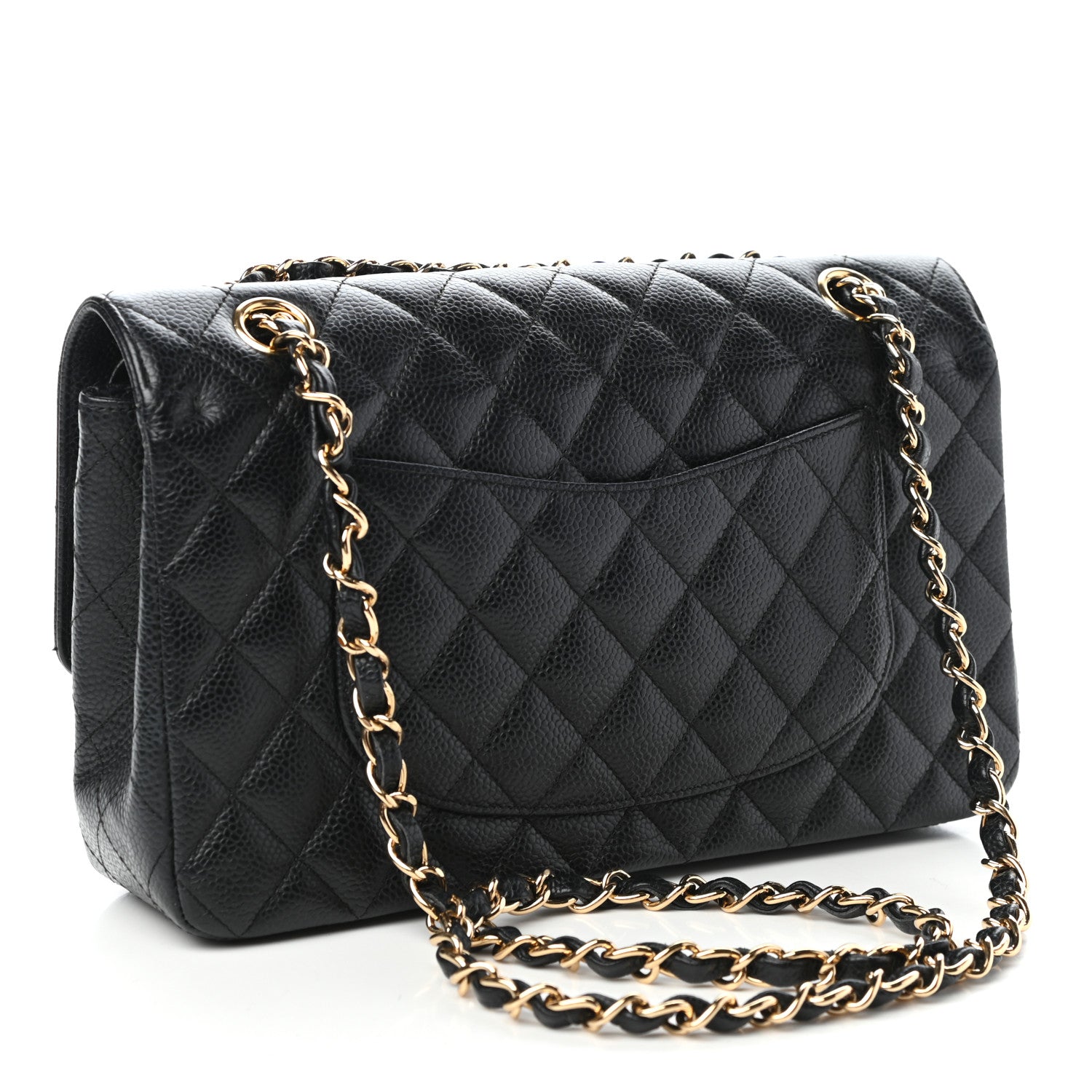 Chanel Caviar Quilted Medium Double Flap Black 3 of 11