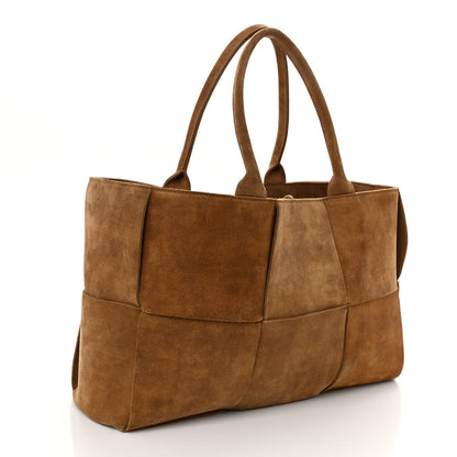 Bottega Veneta Suede Maxi Intrecciato Small Arco Tote 4 of 10