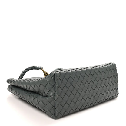 Bottega Veneta Nappa Intrecciato Medium Andiamo Shoulder Bag Aloe 4 of 9