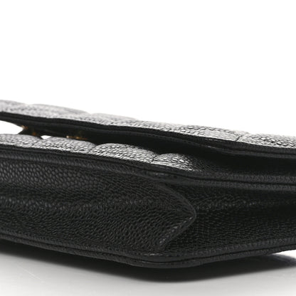 Chanel Caviar Quilted Wallet on Chain WOC Black 11 of 11