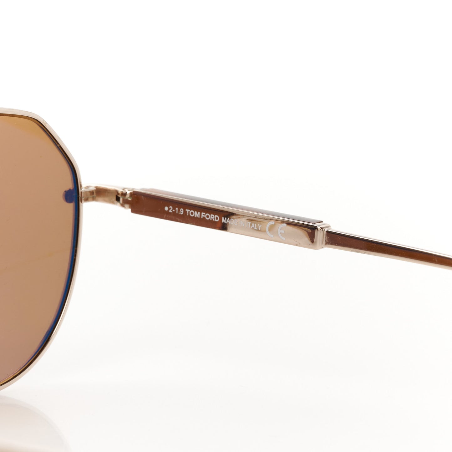 Metal Andes Pilot Sunglasses TF670 Gold